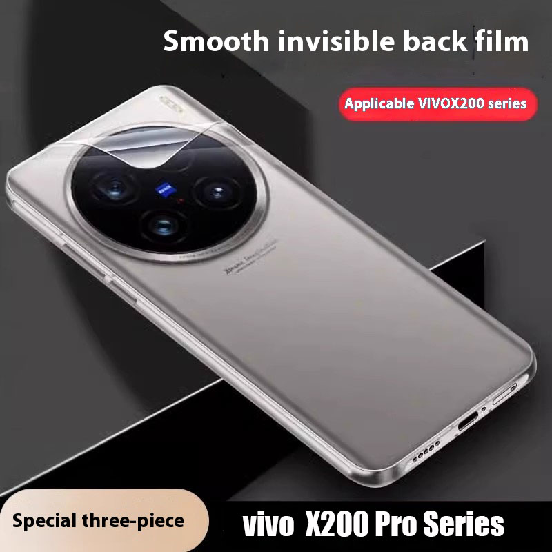 Vivo X200 - 3 Pieces Back Full Cover Matte