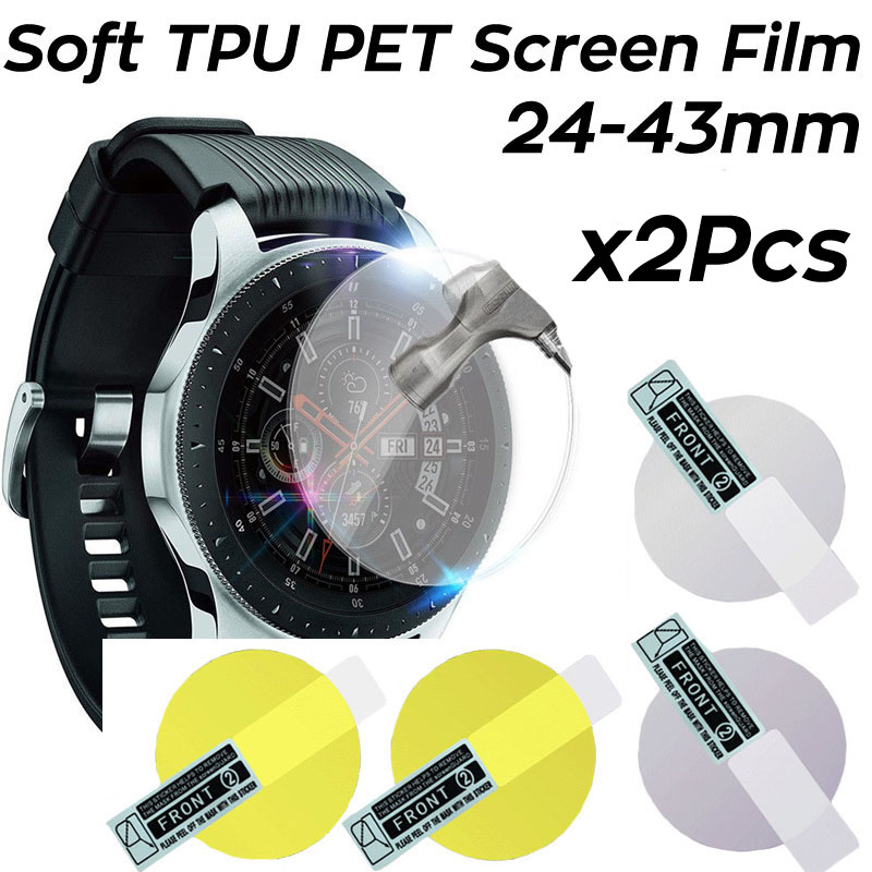 Smartwatch Screen Film - 2PCS Soft Hydrogel Film Anti-scratch Protective