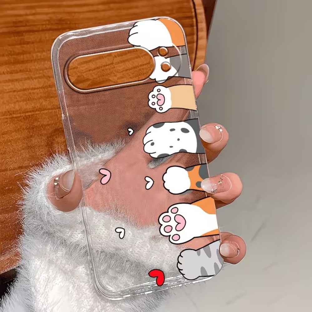 Cartoon Cat Paw Print Crystal  - Google Pixel 8A review and price