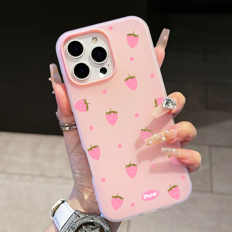Sweet Pink Strawberry Pattern  - Samsung Galaxy S25 review and price