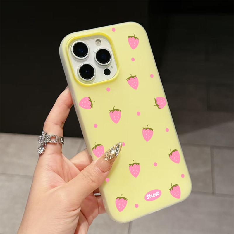 Sweet Pink Strawberry Pattern  - Samsung Galaxy S25 review and price