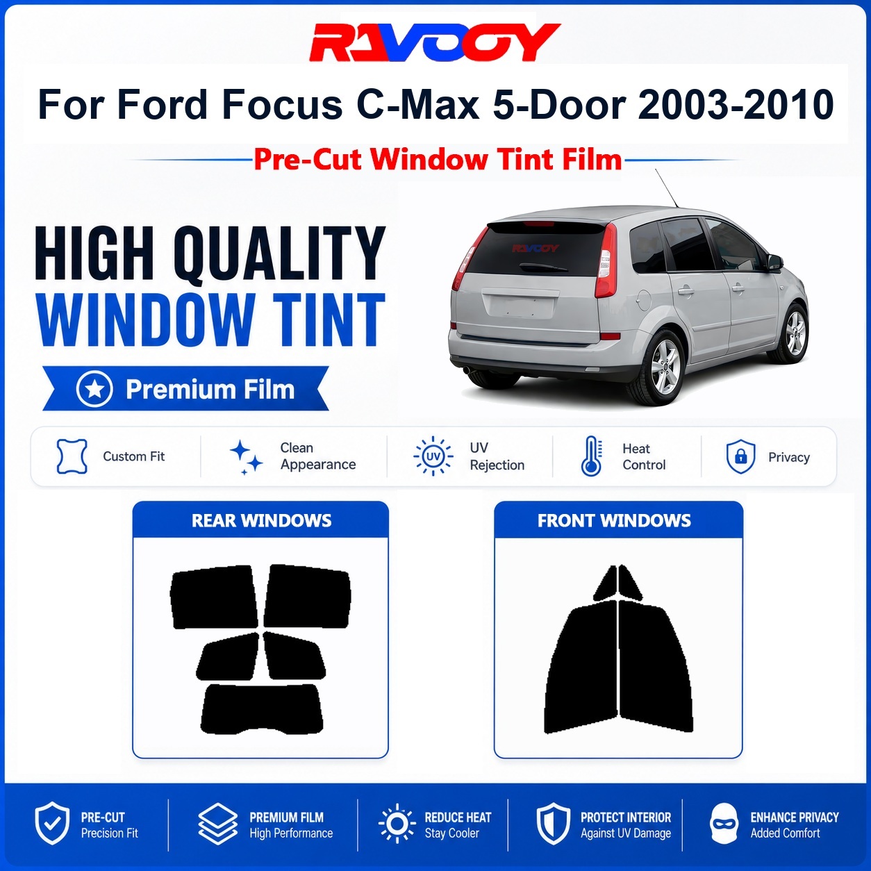 Premium Pre-Cut Window Tint Fo - Privacy Screen Protector review and price