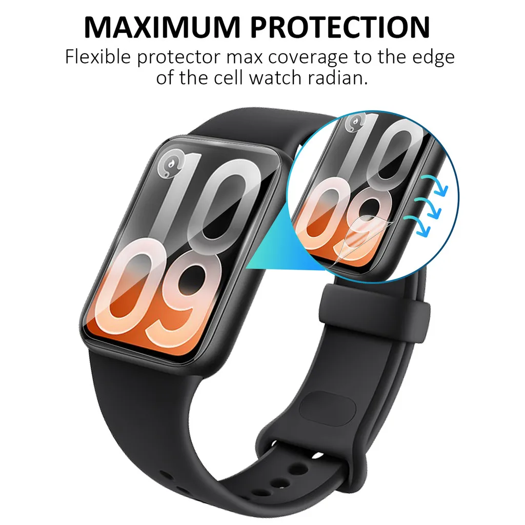 1-5PCS For Xiaomi Mi band 10 P - Smartwatch Screen Film review and price