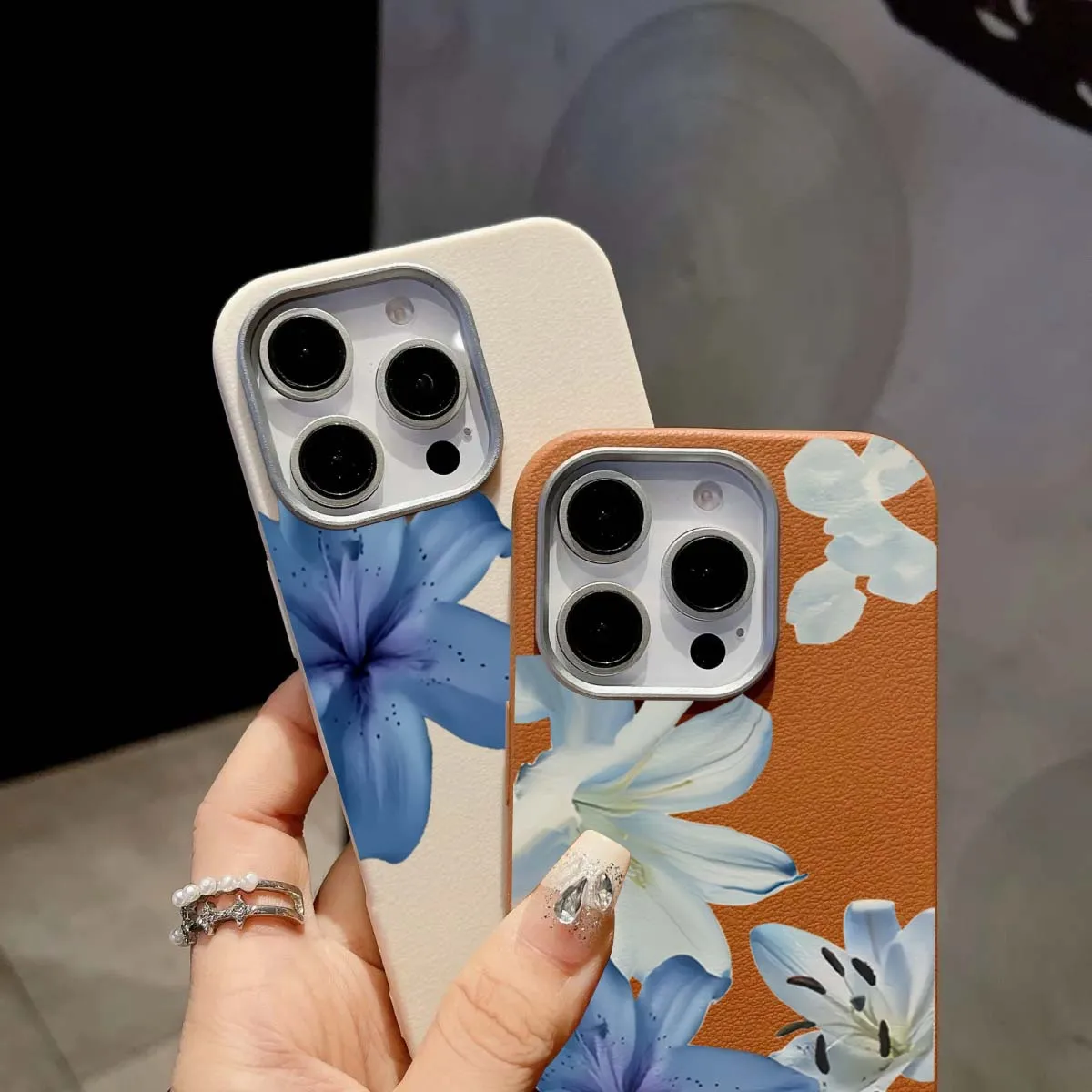 Elegant Blue Lily Fashion Patt - Xiaomi Redmi Note 14 review and price