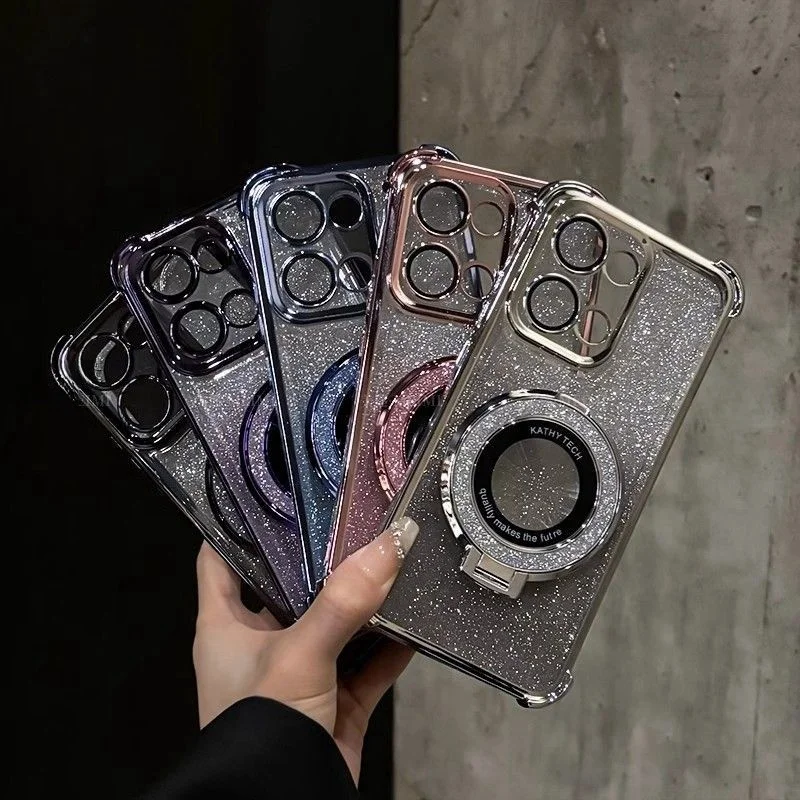 Glitter Mirror Holder Case For - Vivo Y28 review and price